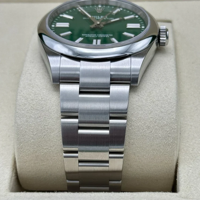Rolex Oyster Perpetual 41mm 134300. Green Dial. 2025 Unworn Full Set OP41
