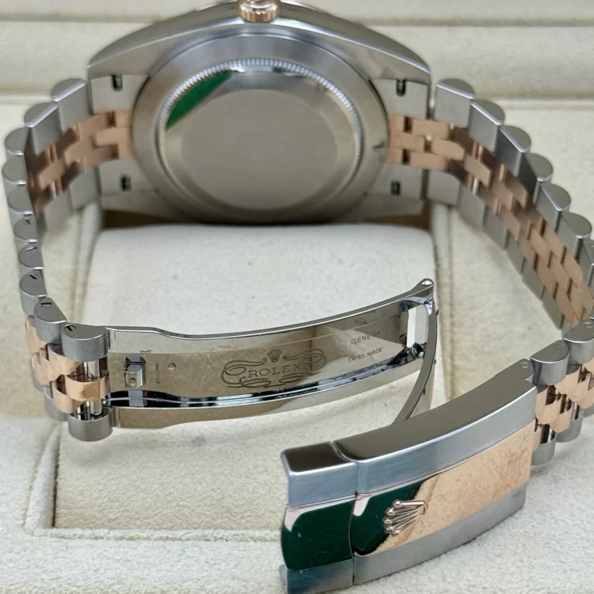 Rolex Datejust 41 Steel & Rose Gold 126331. Chocolate Brown Dial. 2023 Full Set