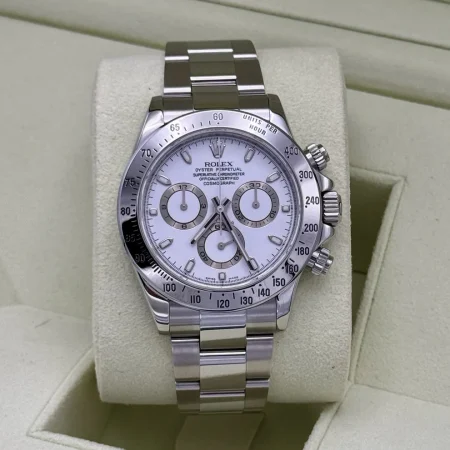Rolex Daytona 116520 White Dial. 2007 Z Serial Box + Papers. Immaculate
