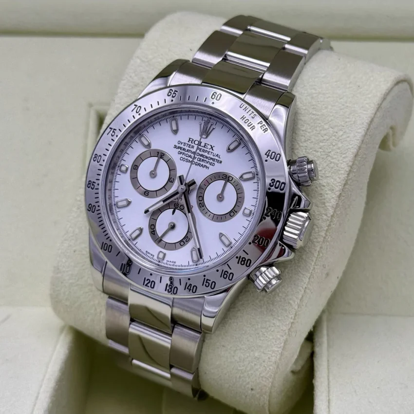 Rolex Daytona 116520 White Dial. 2007 Z Serial Box + Papers. Immaculate