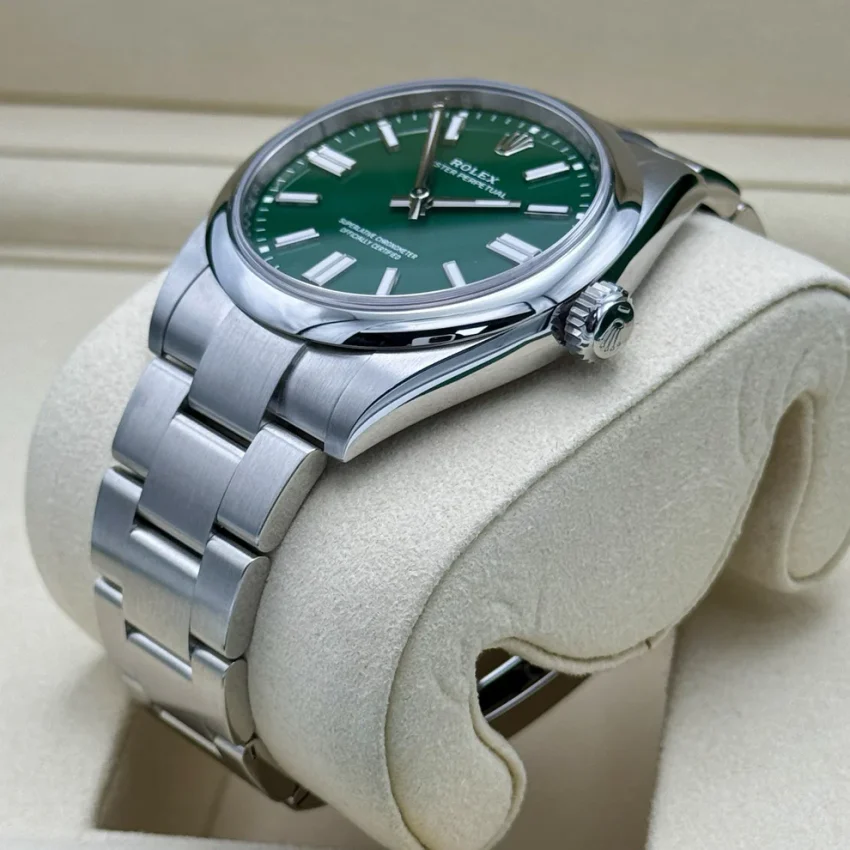 Rolex Oyster Perpetual 41mm 134300. Green Dial. 2025 Unworn Full Set OP41