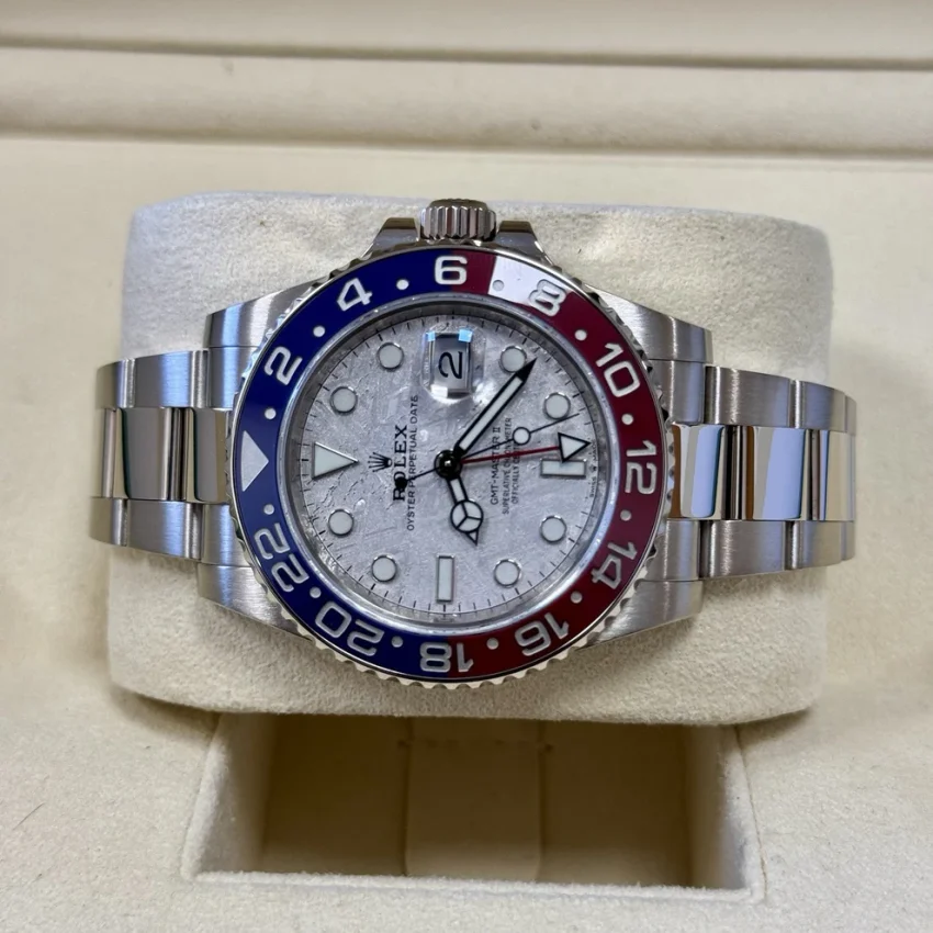 Rolex GMT-Master II 126719BLRO Pepsi Meteorite 2021. Full Set White Gold