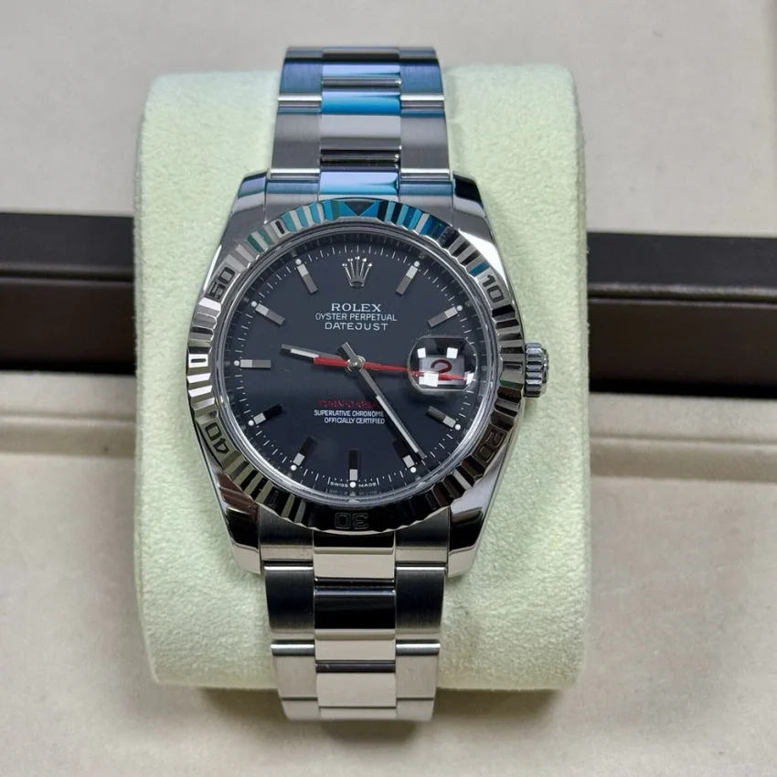 Rolex Datejust Turn-O-Graph 116264 36mm. 2008 Full Set Box Papers Rare